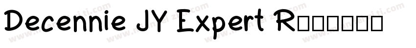 Decennie JY Expert R字体转换